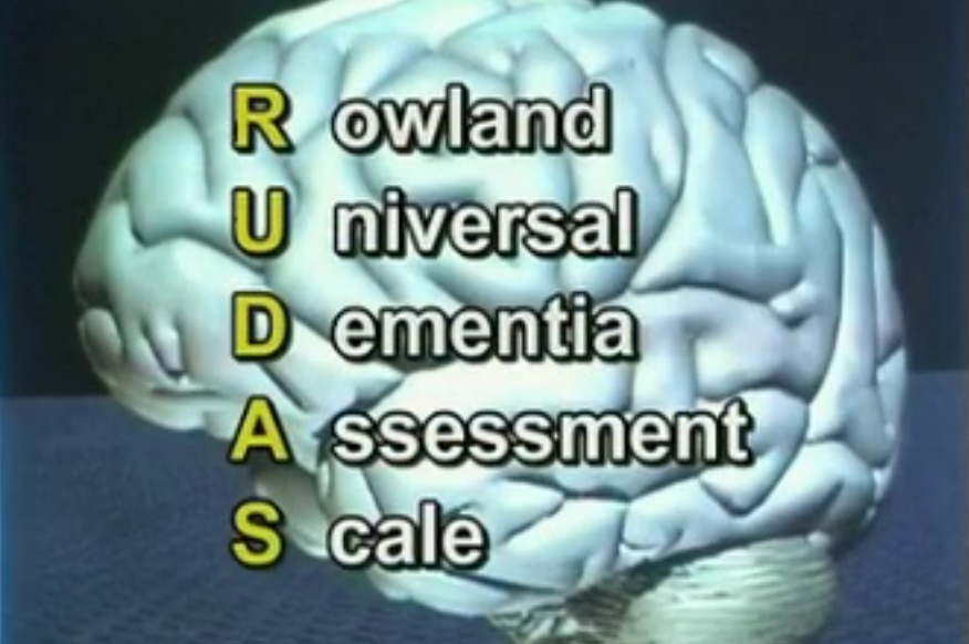 RUDAS Dementia Test