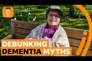 Elder lady debunking dementia myths